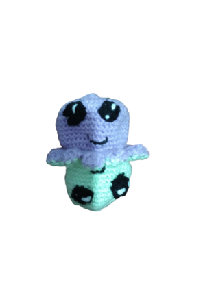 Imagen de  1 Pequeño pulpo reversible a crochet.