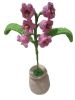 Imagen de 1 Flor con maseta tejida.