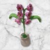 Imagen de 1 Flor con maseta tejida.