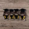 Imagen de 1 llavero de graduado o graduada.