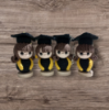 Imagen de 1 llavero de graduado o graduada.